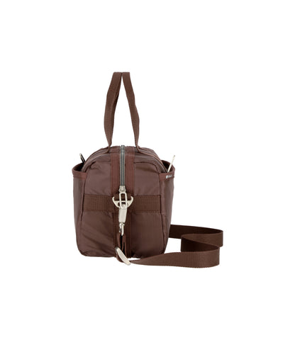 Small Uptown Satchel<br>Chocolate C