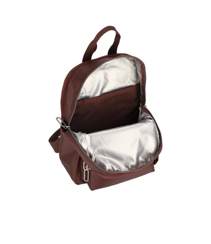 Small Functional Backpack<br>Chocolate C