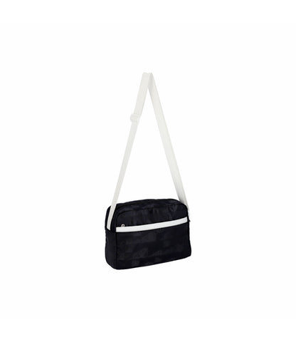 Daniella Crossbody<br>Summit Jacquard Black