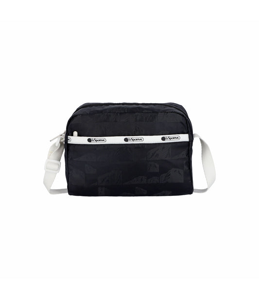 Daniella Crossbody<br>Summit Jacquard Black