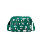Daniella Crossbody<br>Peanut Pals Green
