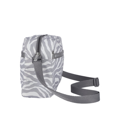 Daniella Crossbody<br>Alloy Zebra