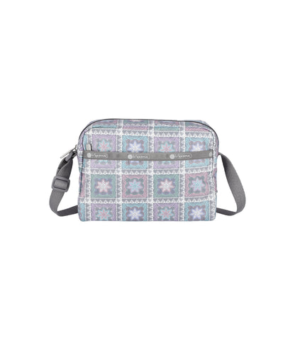 Daniella Crossbody<br>Pastel Geometric Lace