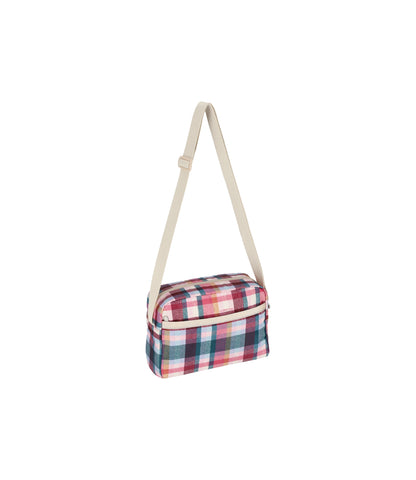 Daniella Crossbody<br>Pink Plaid