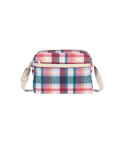 Daniella Crossbody<br>Pink Plaid