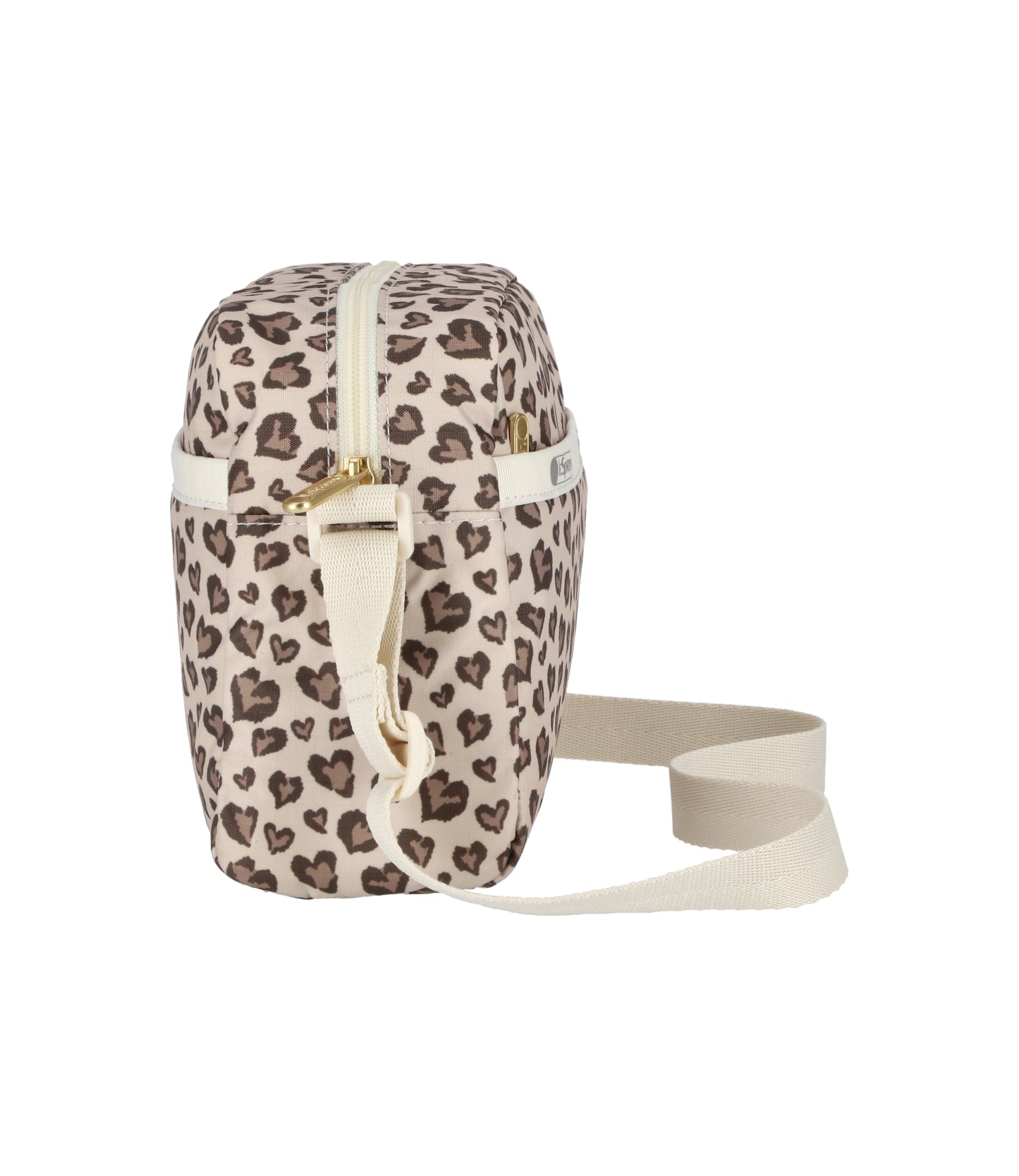 Daniella Crossbody<br>Latte Heart Leopard