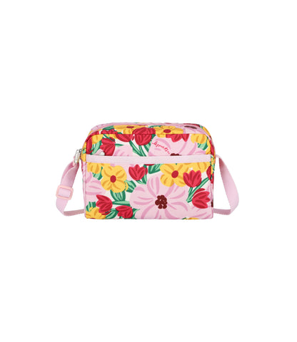 Daniella Crossbody<br>Pink Blooms