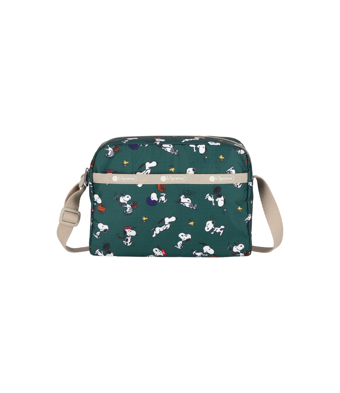 Daniella Crossbody<br>Snoopy and Woodstock Green