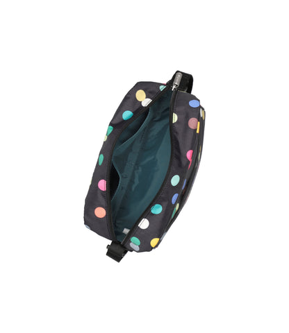 Daniella Crossbody<br>Multicolor Dots Black