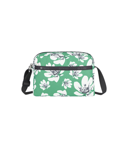 Daniella Crossbody<br>Tropical Garden Green