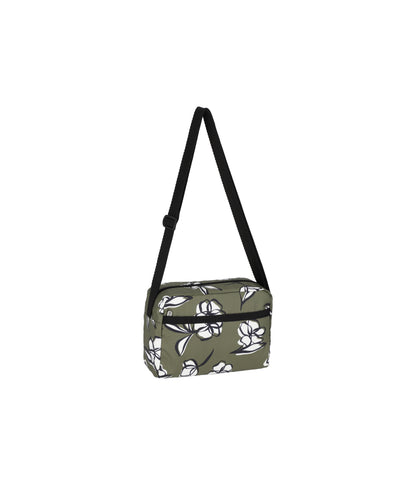 Daniella Crossbody<br>Olive Floral Silhouette