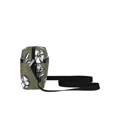Daniella Crossbody<br>Olive Floral Silhouette