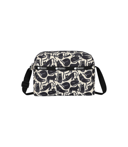 Daniella Crossbody<br>Black Cats Silhouette