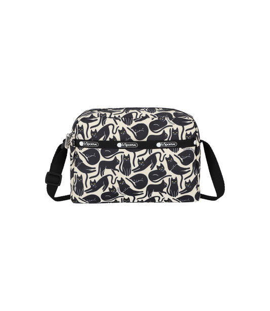 Daniella Crossbody<br>Black Cats Silhouette