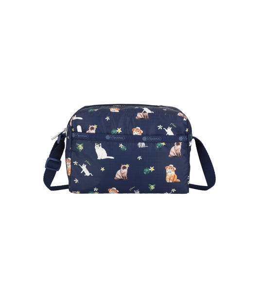 Daniella Crossbody<br>Tropical Meow Cat