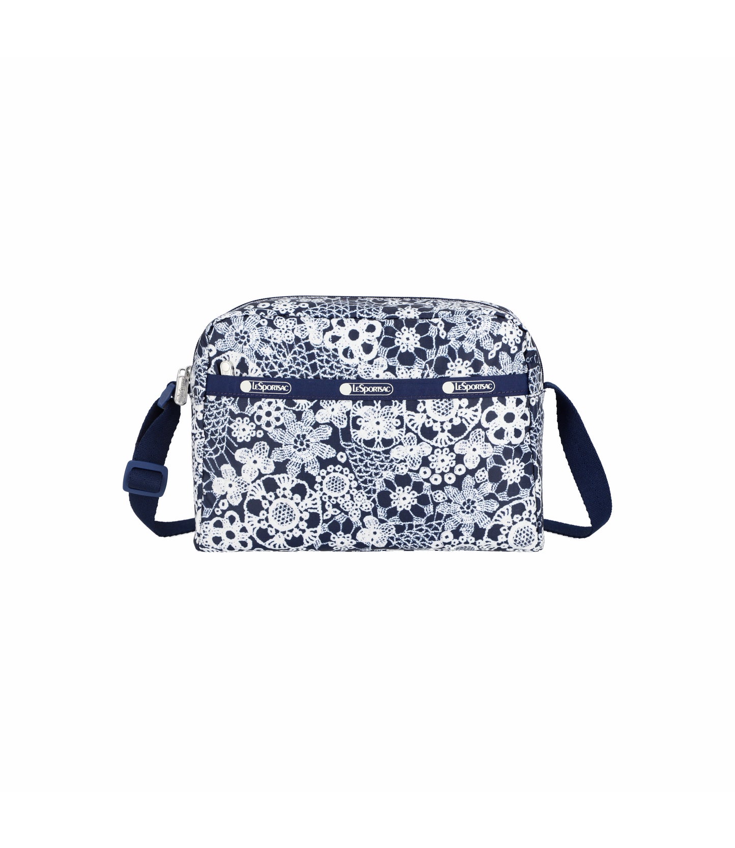 Daniella Crossbody<br>Floral Lace Navy