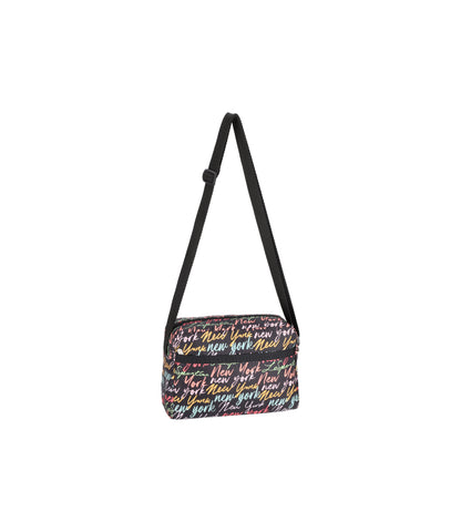 Daniella Crossbody<br>NYC Script Black