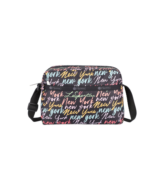 Daniella Crossbody<br>NYC Script Black