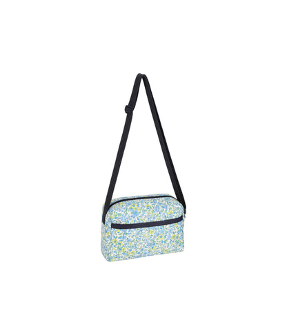 Daniella Crossbody<br>Tapestry Flower Blue