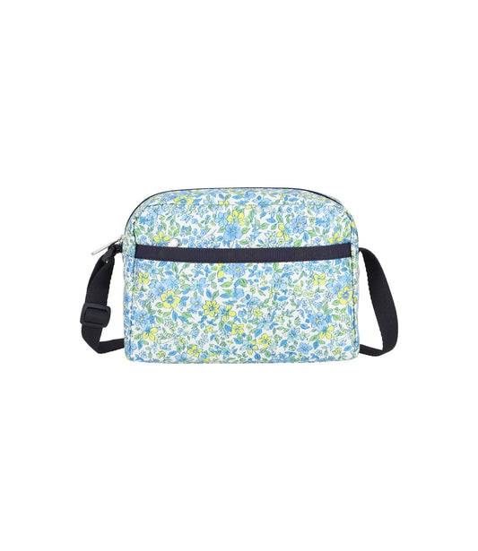 Daniella Crossbody<br>Tapestry Flower Blue