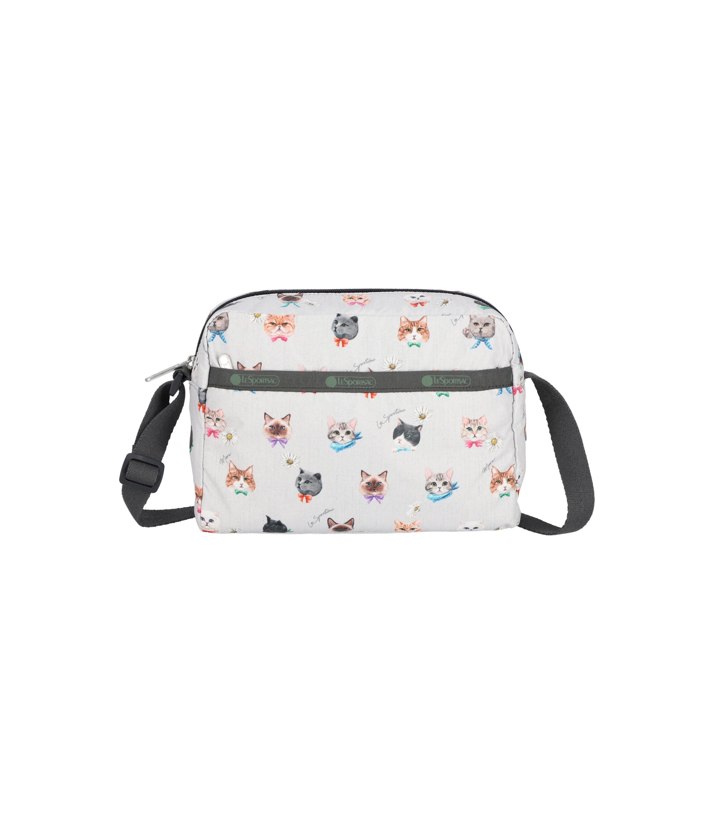 Daniella Crossbody<br>Playful Cats Cool Gray