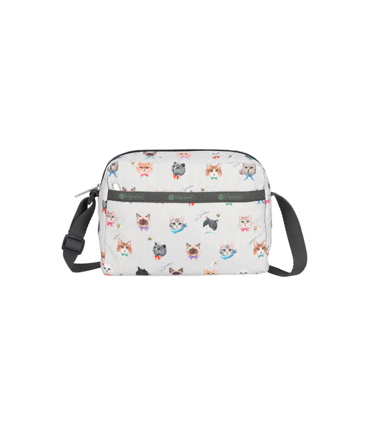 Daniella Crossbody<br>Playful Cats Cool Gray