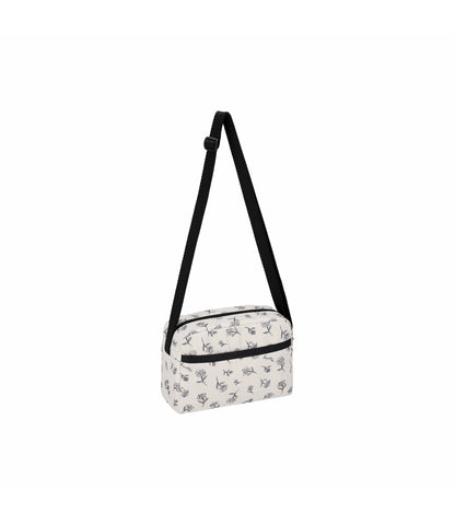 Daniella Crossbody<br>Ink Sketched Floral Ivory