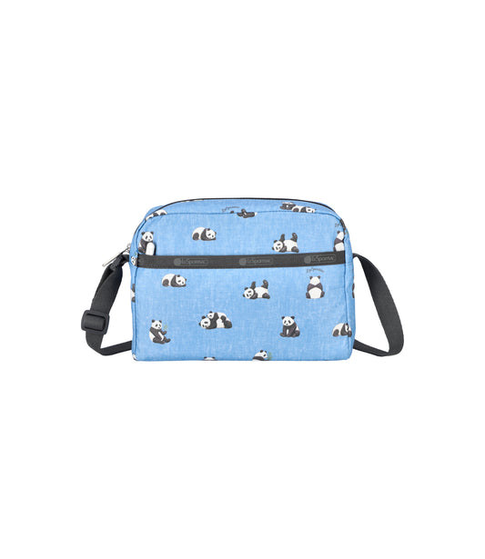 Daniella Crossbody<br>Relaxing Panda Denim