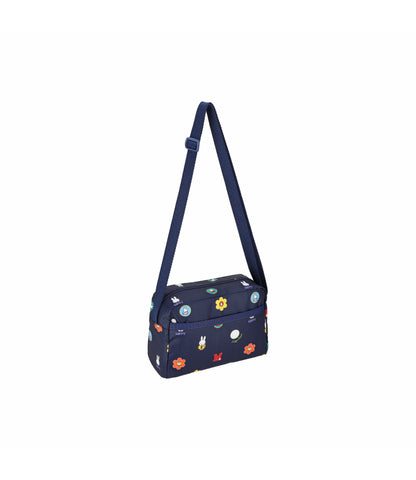 Daniella Crossbody<br>Miffy Navy Polka Dot