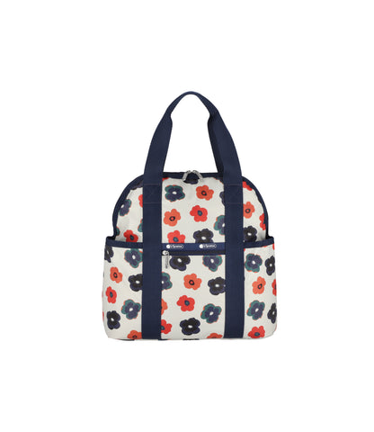 Double Trouble Backpack<br>Retro Ivory Floral