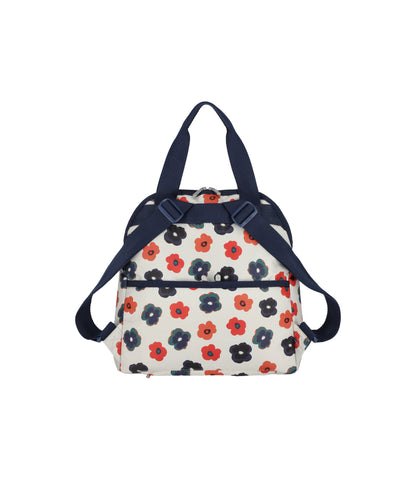 Double Trouble Backpack<br>Retro Ivory Floral