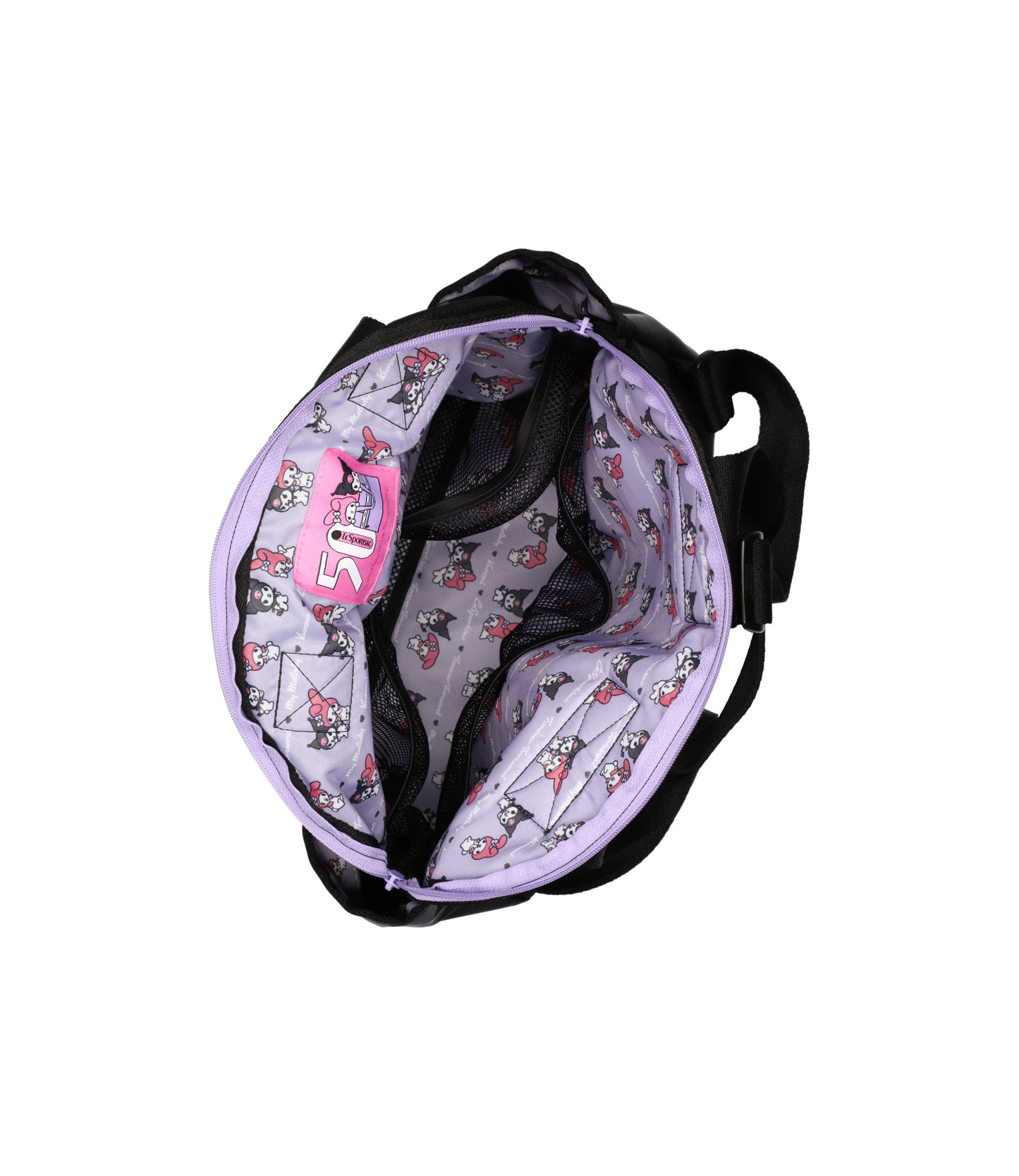 Double Trouble Backpack<br>My Melody Kuromi Bow