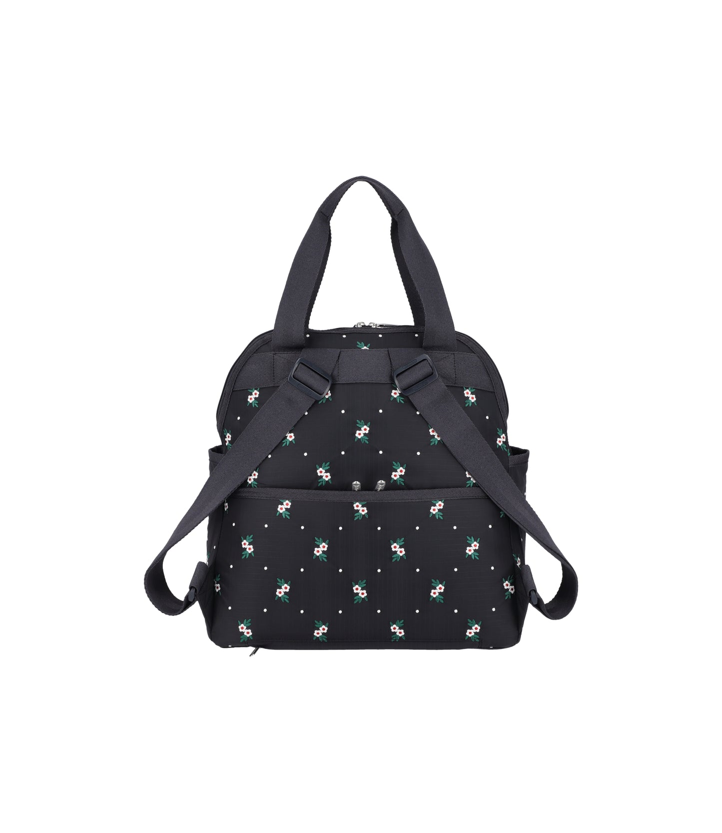 Double Trouble Backpack<br>Floral Lattice Embroidery