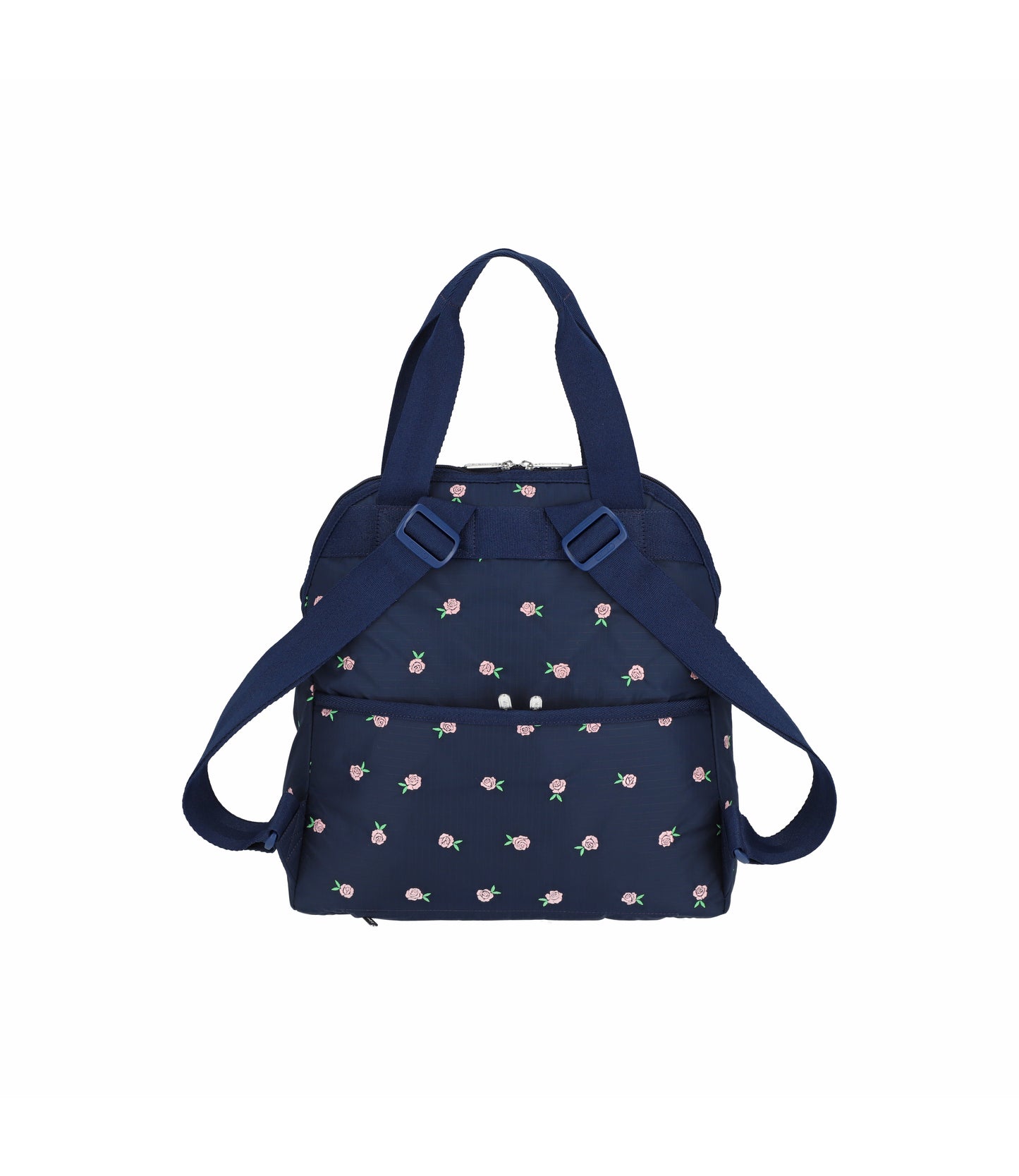 Double Trouble Backpack<br>Pink Roses Embroidery
