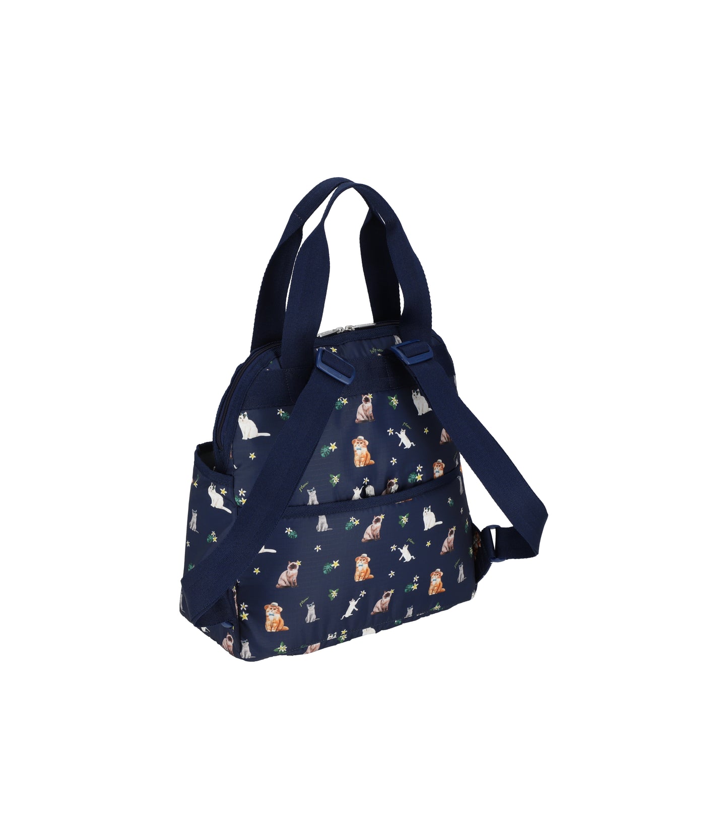 Double Trouble Backpack<br>Tropical Meow Cat