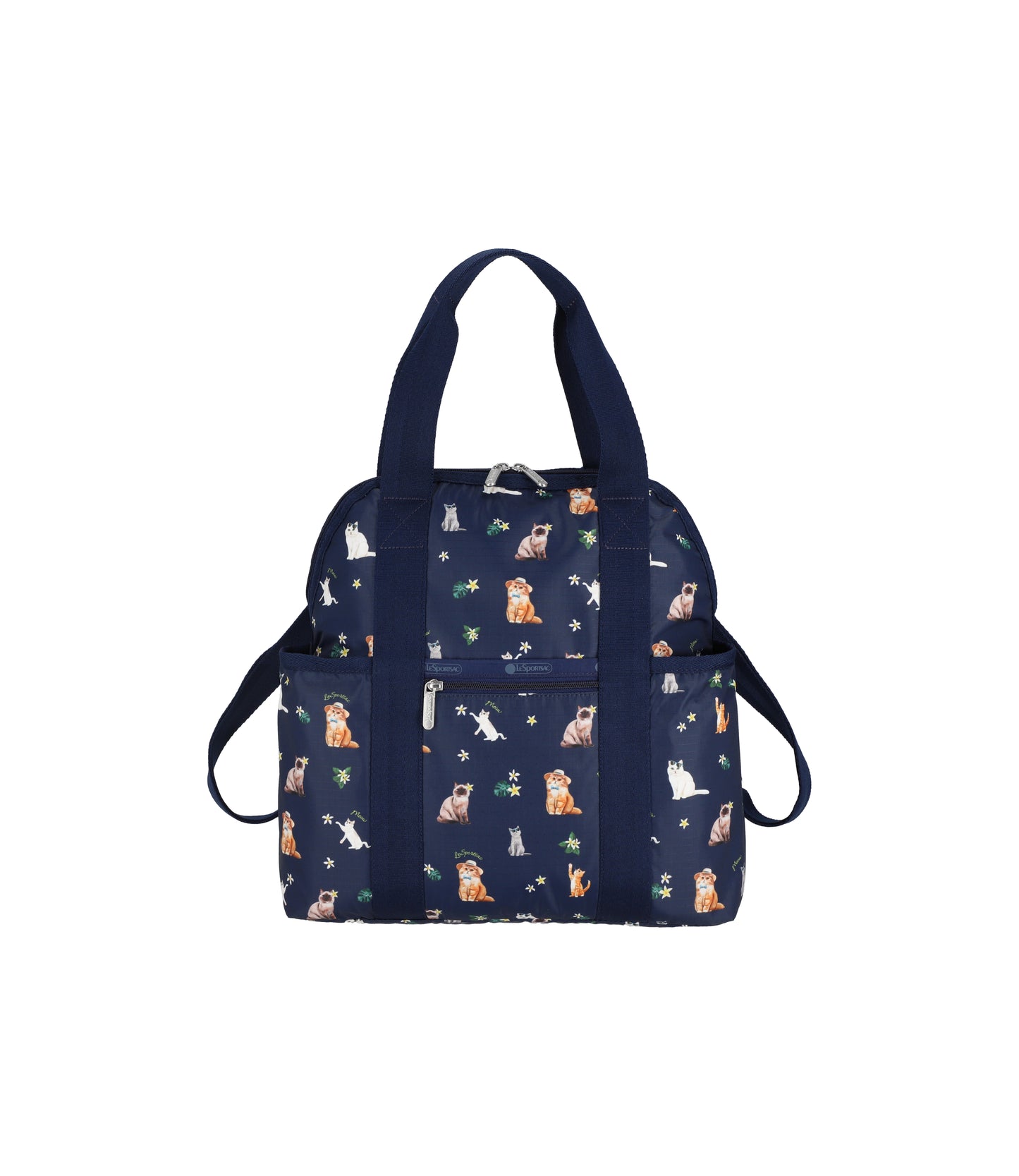 Double Trouble Backpack<br>Tropical Meow Cat