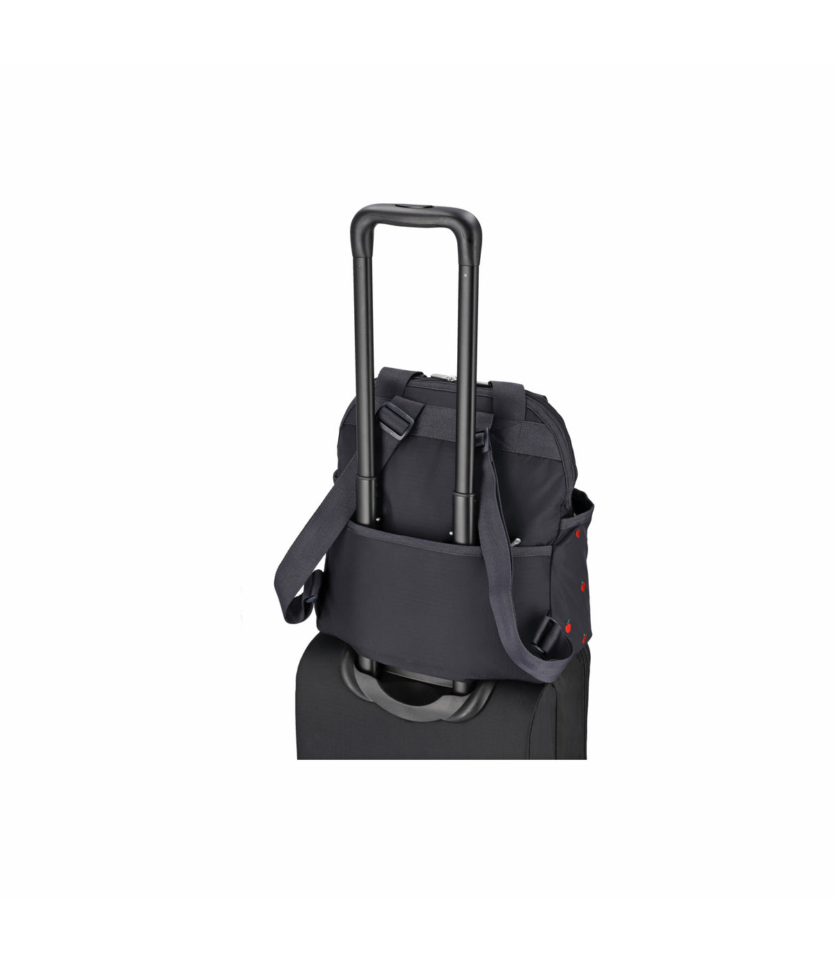 Double Trouble Backpack<br>Red Apple Embroidery