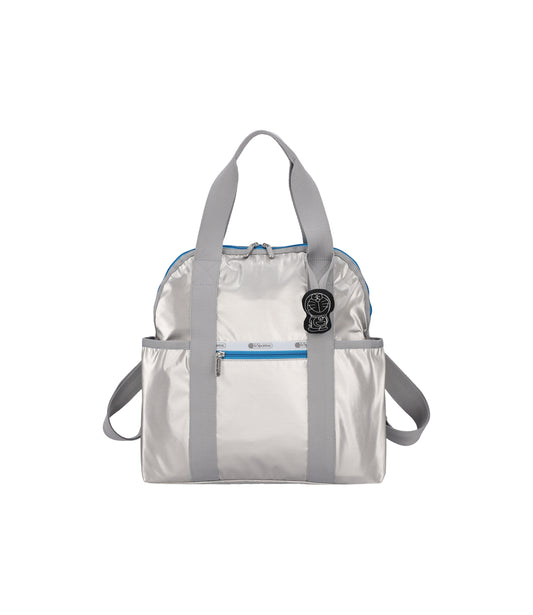 Double Trouble Backpack<br>Doraemon Silver Shine