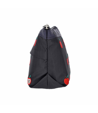 Small Sloan Cosmetic<br>Red Apple Embroidery