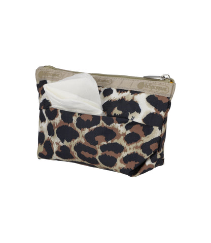 Small Sloan Cosmetic<br>Flaxen Leopard
