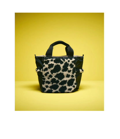 Sherpa Small Open Tote<br>Cow Sherpa