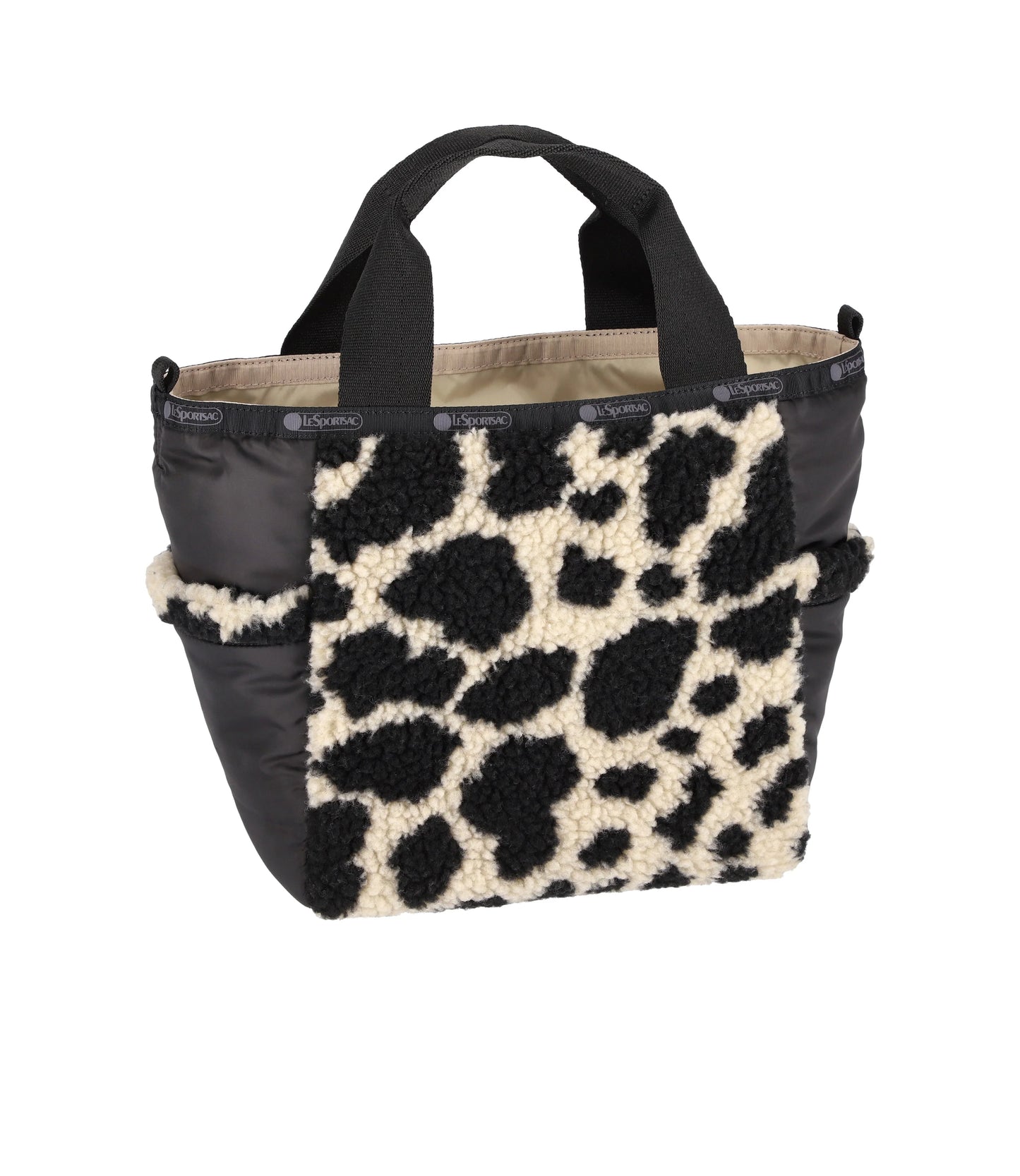 Sherpa Small Open Tote<br>Cow Sherpa