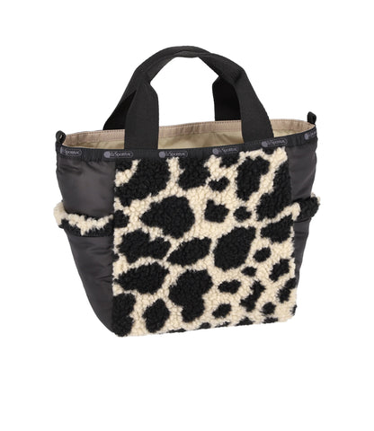 Sherpa Small Open Tote<br>Cow Sherpa
