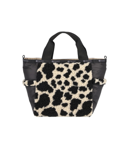 Sherpa Small Open Tote<br>Cow Sherpa