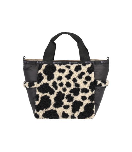 Sherpa Small Open Tote<br>Cow Sherpa