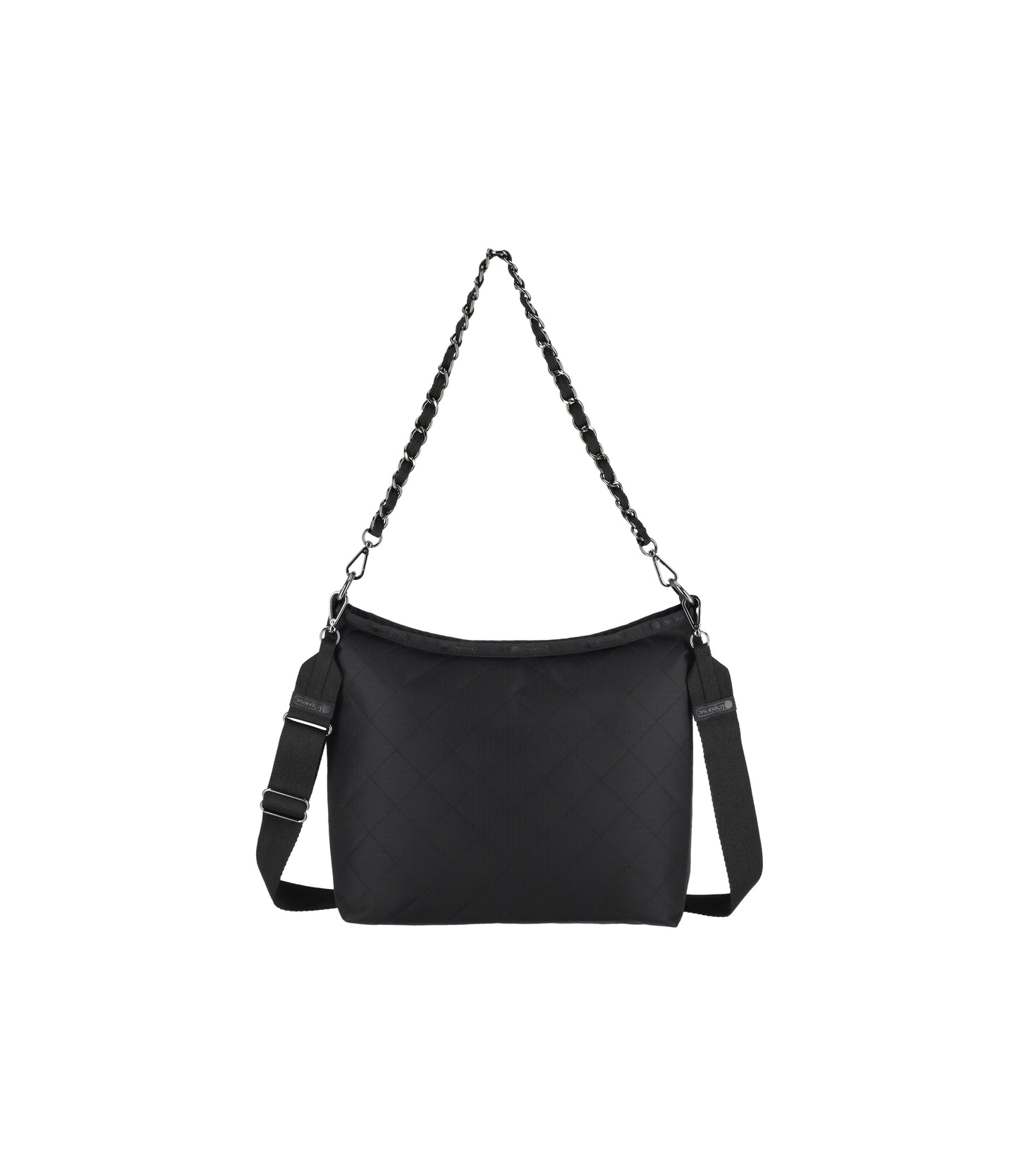 Chain Medium Zip Shoulder<br>Onyx Chain Quilt