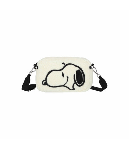 East/West Mobile Crossbody<br>Cozy Snoopy White