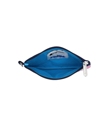 Wristlet Pouch With Round Charm<br>Doraemon With Meow