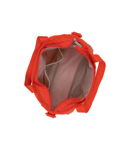 Small Double Top Handle Hobo<br>Autumn Orange