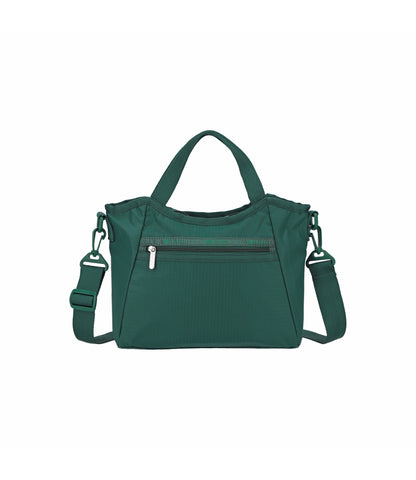 Small Double Top Handle Hobo<br>Eden Green